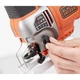 Електролобзик Black&Decker 50 Вт, 1000 - 3100 хід/хв, 2.2 кг, кейс (BES610K) - зображення 5