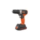 Шуруповерт Black&Decker 18 В Li-Ion, 1.5Ah, 600 об/хв, 1,2 кг (BCD001C1) - изображение 1