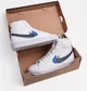 Детские кеды Nike Blazer Mid Next Nature (Gs) 38 Белые FD0690-100 - изображение 2