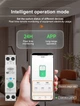 Умный автоматический выключатель Tuya Wi-Fi с защитой TOMZN TOB9-VAP 1P+N 110/220V 1–63A Цифровое реле со счетчиком (19645) - изображение 7