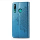 Кожаный чехол-книжка Art Case с визитницей для Huawei P Smart Z Синий Без бренда - изображение 3