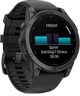 Смарт-годинник Garmin Fenix E 47mm AMOLED Slate Gray Steel with Black Silicone Band (010-03025-03/01) - изображение 1