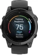 Смарт-годинник Garmin Fenix E 47mm AMOLED Slate Gray Steel with Black Silicone Band (010-03025-03/01) - изображение 3