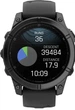Смарт-годинник Garmin Fenix E 47mm AMOLED Slate Gray Steel with Black Silicone Band (010-03025-03/01) - изображение 8