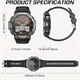 Cмарт-часы Tactical Pro 525 мАч с AMOLED 1.43", Bluetooth и 100+ спортивными режимами - изображение 8