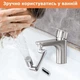 Поворотная насадка-аэратор на кран 1080° с двумя режимами струи и переходником - изображение 10