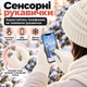Зимний комплект 3 в 1: шапка, шарф и перчатки, шерсть + флис, сенсорные пальцы белый цвет KT9002104 - изображение 8