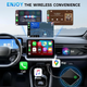 Беспроводной адаптер KIKIJANE 2-в-1 для Apple CarPlay и Android Auto с автоматическим подключением - изображение 2