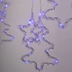 Гірлянда штора світлодіодна GarlandoPro зірка та ялинка 120LED 3х0,9 м 8 режимів Синій 1733070BL - зображення 3