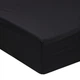 Простынь на резинке MirSon 140x200+25 см 00-8 Black Flowers поплин (2200009708176) - изображение 1