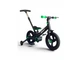 Велосипед-біговел дитячий Sport Color 3 в 1 12" з батьківською ручкою складною конструкцією педалями підніжкою та ручним гальмом від 2 років до 40 кг чорно-зелений - зображення 1