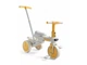 Триколісний велосипед-беговел Tricycle 01 з батьківською ручкою для дітей від 1,5 року музика підсвічування до 40 кг жовтий - зображення 1