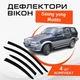 Дефлекторы боковых окон Ssangyong Musso СсангЙонг Муссо 1994-1998 ветровики - изображение 1