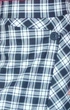 Картата спідниця з імітацією запаху Capricious CAPS0276 3XL Чорно-біла - изображение 5