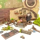 Румбокс Миниатюрный домик Хоббита DIY Властелин Колец – The Magic Ring House SQ-59, конструктор интерьера с подсветкой, 193 шт - изображение 9