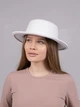 Шляпа фетровая канотье D.Hats цвет белый - изображение 2