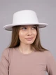 Шляпа фетровая канотье D.Hats цвет белый - изображение 4