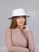 Шляпа фетровая канотье D.Hats цвет белый - изображение 5