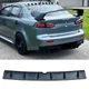 Козырёк заднего стекла Mitsubishi Lancer 10 EVO Спойлер дефлектор ветровик материал стеклопластик под покраску - изображение 1