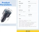 Автомобильное зарядное устройство Essager 200W (2xType-C + USB) - изображение 9