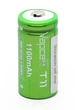 Аккумулятор 16340/CR123 Li-Ion Vapcell T11 Button Top, 1100mAh, 3A, 4.2/3.6/2.5V, Green - изображение 2