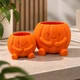 Кашпо Гарбуз для Геловіну (Halloween) 600 мл помаранчеве - зображення 5