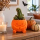Кашпо Тыква для Хэллоуина (Halloween) 350 мл оранжевое - изображение 7