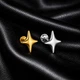 Серьга лабрет для уха «Сияние» Asteel 6 мм - изображение 2