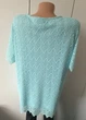 Блузка женская ажурная удлиненная однотонная Bonmarche Голубая 16788 2XL (укр 52-54) - изображение 5