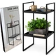 Stolik kawowy Trends 4 You pomocniczy boczny 27 x 27 x 54 cm metalowy czarny 568184 (8721037613866) - obraz 4