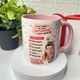 Чашка з котом "З днем народження, подруга!" — керамічна чашка для дівчини, подарунок на день народження, рожева ручка, 330 мл - зображення 3