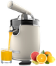 Wyciskarka do cytrusów Cecotec Xqueeze RetroJuice 1000 Beżowa (3891) - obraz 1