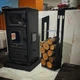Камінна піч на дровах EFORISI PRO-2 20 13,3 кВт з духовкою та бічним склом, чавунна топка, чорна - зображення 7