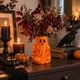 Ваза Призрак с тыквой для Хэллоуина (Halloween) оранжевая - изображение 2