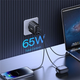 Сетевое зарядное устройство Baseus Cube Pro Fast Charger 2C+U 65W EU Cluster Black (P10152301113-00) - изображение 7