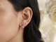 Сережки «Метелики», медичне золото Xuping - зображення 3