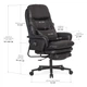 Крісло Mealux Senator Black (арт. HF-S17 PU/B) - изображение 2