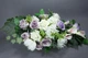 Ритуальная цветочная композиция GALA DECOR с бархатными розами и калами в утяжеленном кашпо 70х20 см - изображение 2