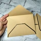 Конверт паперовий подарунковий Gold 12,5х17,4 см Капучино 5-91737 - зображення 3