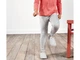 Лосины хлопковые для девочки Lupilu LYCRA® 396383 110-116 см (4-6 years) Серый - изображение 2