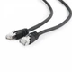 Патч-корд 1м FTP cat 6 Cablexpert (PP6-1M/BK) - изображение 1