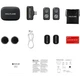 Двойной беспроводной петличный микрофон Hollyland Lark A1 Duo USB-C (2 TX+1 RX) с зарядным кейсом для смартфона и планшета - изображение 6