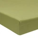 Простынь на резинке MirSon 200x200+25 см 00-1 Olive Flowers поплин (2200009699399) - изображение 1