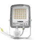 LED прожектор 30W VIDEX с датчиком движения 3000Lm 3000/5000/6500K влагозащищенный корпус белый IP65 VL-F5-030CW-S - изображение 2