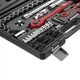 Набір інструментів професійний, 1/2" & 1/4", 72 од. CrV INTERTOOL ET-6072 - изображение 5