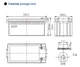 Акумулятор LiFePO4 25.6V 200 Ah 5120Wh BMS 100A NPP LFP25.6-200 для ДБЖ - изображение 4