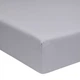 Простирадло на резинці MirSon двоспальне 180х190+25 см Poplin Line 054 Light Gray Поплін (2200006289883) - зображення 1