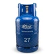 Газовый баллон WERK 27 л для пропан-бутана LPG металлический бытовой баллон до 11 кг газа рабочее давление 3 МПа с вентилем W21.8LH предохранительным клапаном для плиты обогревателя горелки гриля дачи - изображение 2