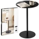 Stolik kawowy Trends 4 You metalowy okrągły 35 x 53 cm czarny 568191 (8721037393829) - obraz 4