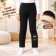 Детские теплые лосины для девочки на флисе, 110 см Черного цвета(NABITU kids leggings) - изображение 1